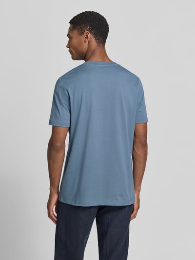 s.Oliver RED LABEL Regular Fit T-Shirt aus reiner Baumwolle Rauchblau 5