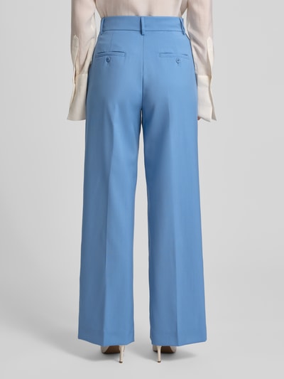 Weekend Max Mara Regular fit bandplooibroek van zuivere scheerwol model 'VISIVO' Lichtblauw - 5