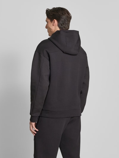 HUGO Hoodie met labelbadge, model 'Debostaco' Zwart - 5