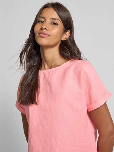 Christian Berg Woman Blouseshirt met ronde hals Felroze - 3