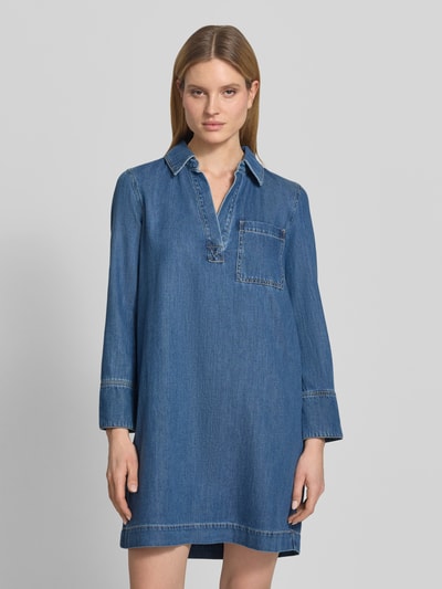 s.Oliver RED LABEL Sukienka jeansowa o kroju relaxed fit z mieszanki lyocellu i bawełny Jasnoniebieski 4