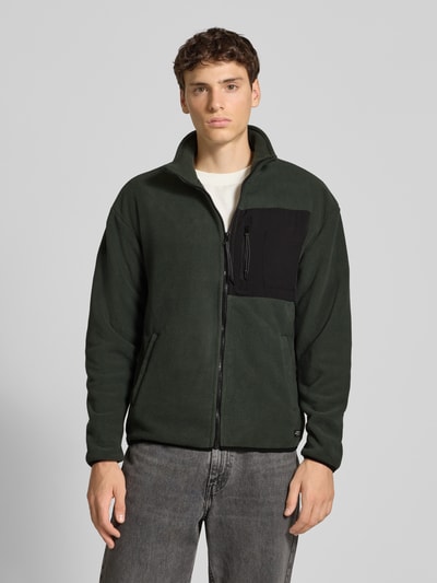 Blend Sweatjack met opstaande kraag Donkergroen - 4