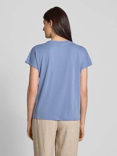 Jake*s Collection T-Shirt mit Rundhalsausschnitt Blau 5