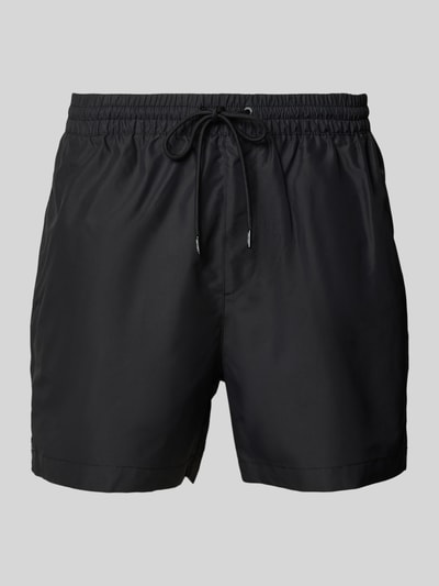 Calvin Klein Underwear Badehose mit Label-Print Black 1