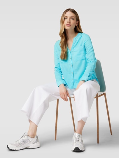 Christian Berg Woman Bluse mit Brusttaschen Aqua 1