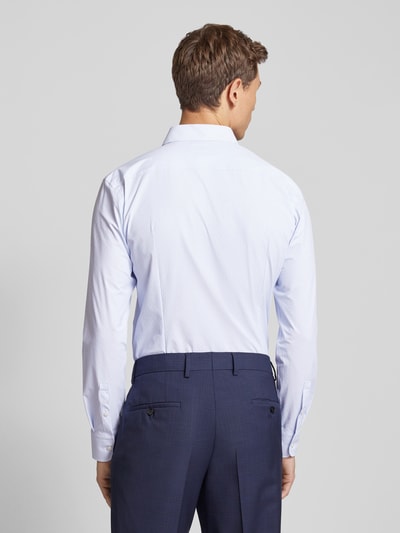 BOSS Slim Fit Business-Hemd mit   Kentkragen Modell 'Hank' Bleu 5