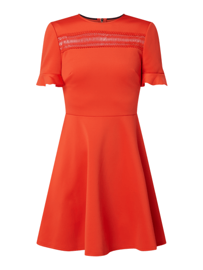 Ted Baker Jurk met garnering van gehaakt kant  Rood - 2