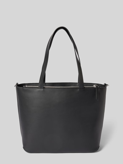 Marc O'Polo Shopper met leerlook Zwart - 4