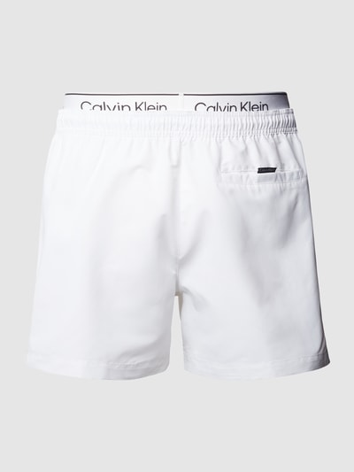 Calvin Klein Underwear Spodenki kąpielowe z efektem dwóch warstw Biały 3