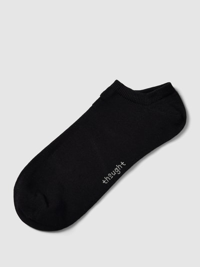 Thought Sneakersocken mit Rippenbündchen Modell 'Ashley' Black 1