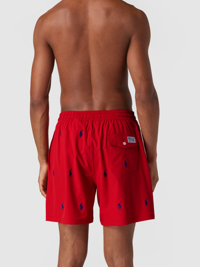 Polo Ralph Lauren Underwear Badehose mit Logo-Stitchings Rot 4