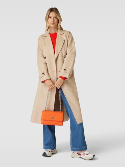 CK Calvin Klein Handtas met draaisluiting in effen design Oranje - 1