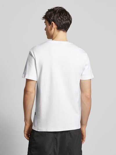 G-Star Raw T-Shirt mit Label-Print Weiss 5