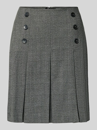 More & More Minirock mit Glencheck-Muster Anthrazit 2