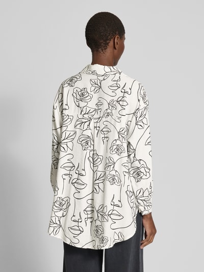 ZABAIONE Regular fit overhemdblouse met doorknoopsluiting Offwhite - 5