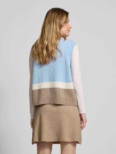 MAERZ Muenchen Cardigan mit Schurwoll-Anteil Hellblau 5