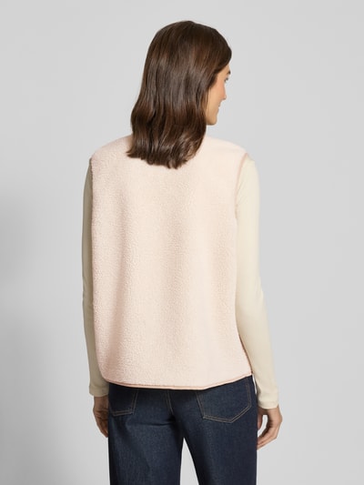 Vero Moda Regular fit gilet in teddybontlook, model 'CLEO' Ecru - 5