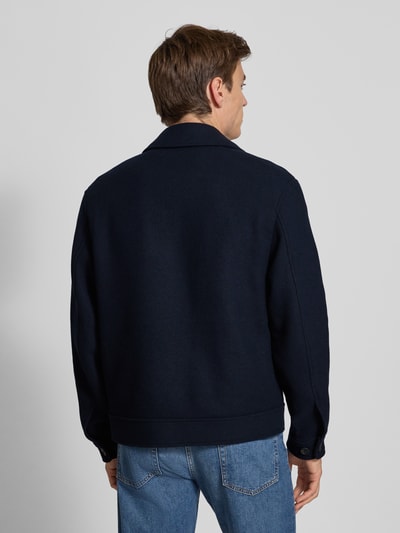SELECTED HOMME Regular Fit Jacke aus Woll-Mix Marine 5