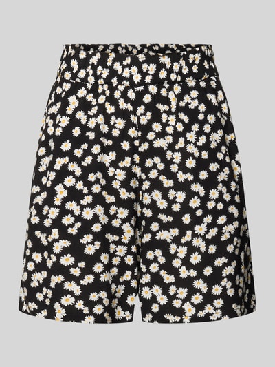 Produktfoto, Loose Fit Shorts aus reiner Viskose Modell 'EASY JOY' von Vero Moda mit Allover-Blumenmuster, elastischem Bund und Eingrifftaschen