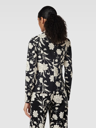 ICHI Blazer met viscose, model 'Kate' Zwart - 5