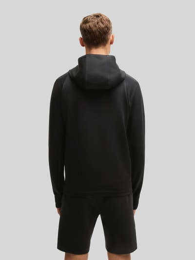 BOSS Green Regular fit trainingsjack van sneldrogend weefsel, model 'SICON ACTIVE' Zwart - 5