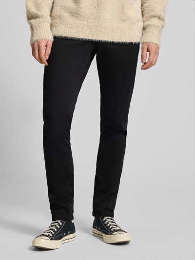 JACK & JONES Chinosy o kroju slim fit z dodatkiem streczu Czarny 4