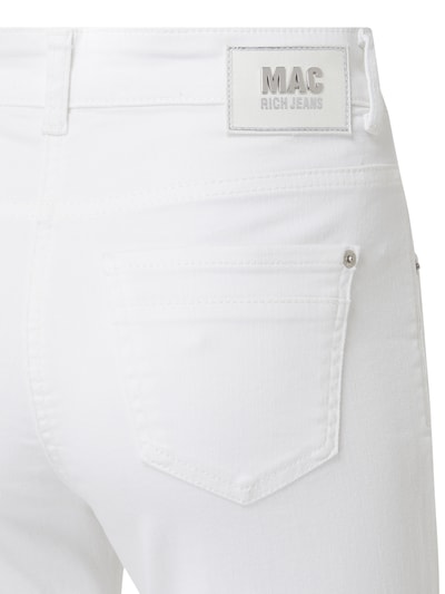 MAC Slim Fit Jeans mit Stretch-Anteil Modell 'Rich' Weiss 4