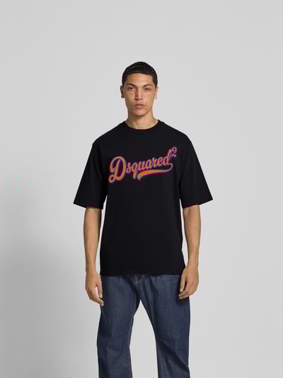 Dsquared2 T-Shirt mit Label-Detail Black 4