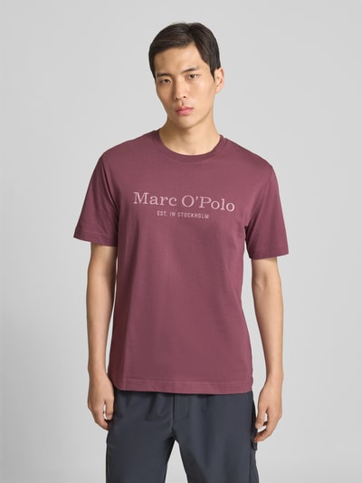 Marc O'Polo Regular Fit T-Shirt aus reiner Baumwolle Purple 4