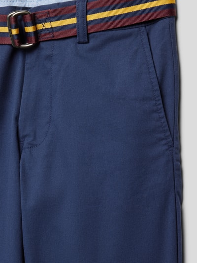 Polo Ralph Lauren Teens Stoffen broek met Franse steekzakken, model 'BEDFORD' Marineblauw - 2