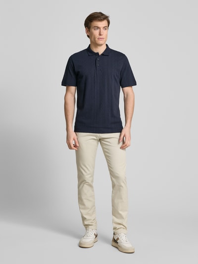 Marc O'Polo Regular Fit Poloshirt aus reiner Baumwolle Marine 1