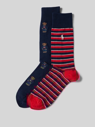 Polo Ralph Lauren Underwear Socken mit Label-Details im 2er-Pack Marine 1