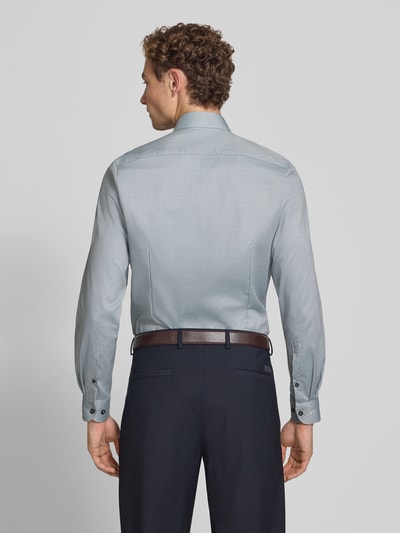 OLYMP Level 5 Body Koszula biznesowa o kroju slim fit z mieszanki bawełny Zielony 5