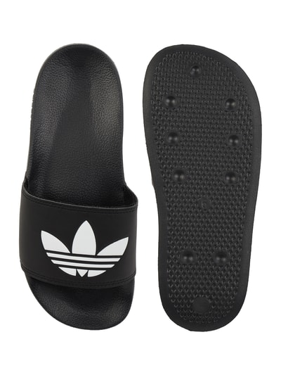 adidas Originals Slides mit Logo-Print Black 4