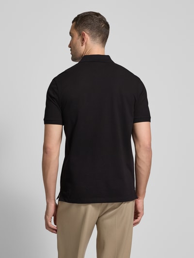 HUGO Poloshirt mit Label-Print Modell 'Donos' Black 5