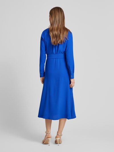 Lauren Ralph Lauren Midikleid mit V-Ausschnitt Modell 'ROWELLA' Royal 5