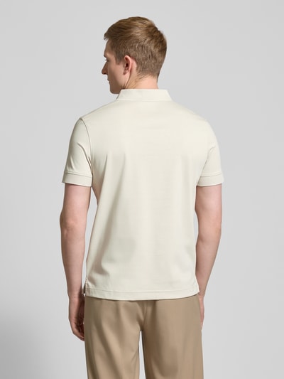 JOOP! Collection Poloshirt mit kurzem Reißverschluss Modell 'Brizio' Beige 5