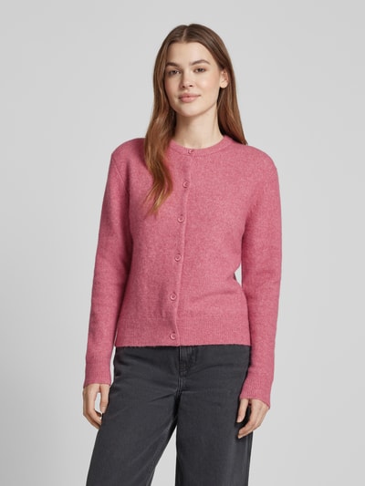 Samsøe & Samsøe Strickjacke mit Knopfleiste Rose 4