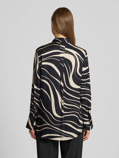 s.Oliver BLACK LABEL Regular Fit Langarmbluse aus reiner Viskose Black 5