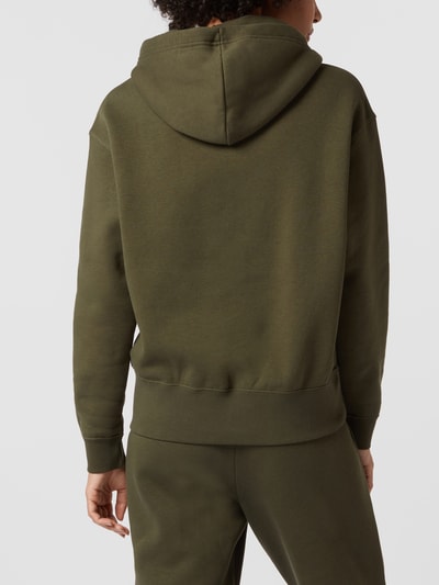 Nike Oversized hoodie met labelstitching Kaki - 5