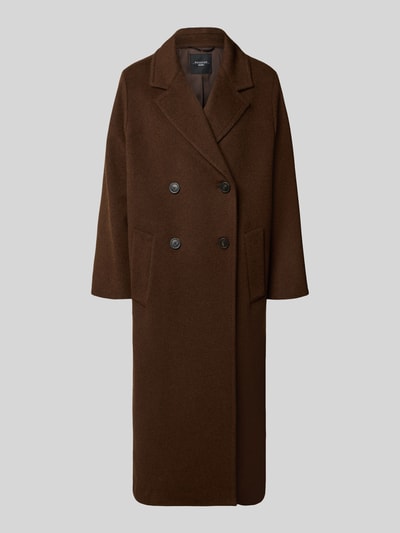 Weekend Max Mara Relaxed Fit Mantel aus Woll-Alpaka-Mix Modell 'ZUFOLO' Schoko 2