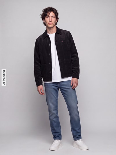 Tommy Hilfiger Regular Fit Freizeithemd aus reiner Baumwolle Black 1