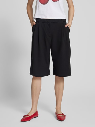 Review Loose Fit Shorts mit Bundfalten Black 4