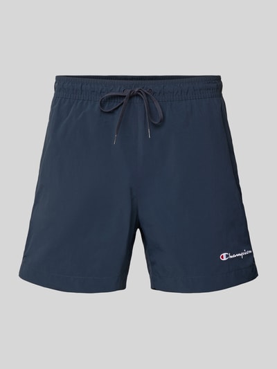 CHAMPION Regular fit zwembroek met labelstitching Marineblauw - 2