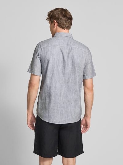 Tom Tailor Regular Fit Freizeithemd aus reiner Baumwolle Mittelgrau 5