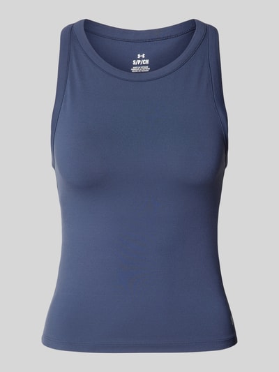 Under Armour Tanktop met ronde hals, model 'Motion High' Rookblauw - 2