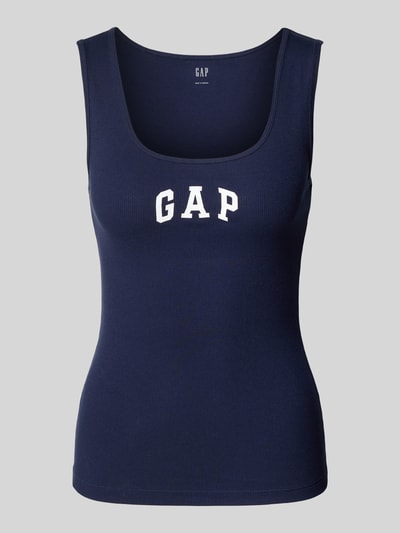 GAP Tanktop mit Label-Print Dunkelblau 2