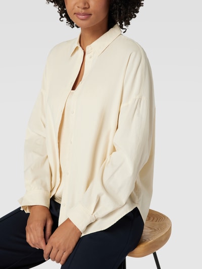 Marc O'Polo Overhemdblouse met structuurpatroon Offwhite - 3