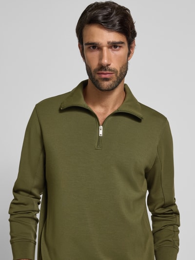 Matinique Sweatshirt mit Stehkragen Modell 'kade' Gruen 3