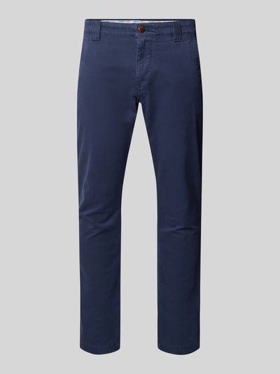 Tommy Jeans Regular Fit Chino aus Baumwoll-Mix Modell 'SCANTON' Marine 2